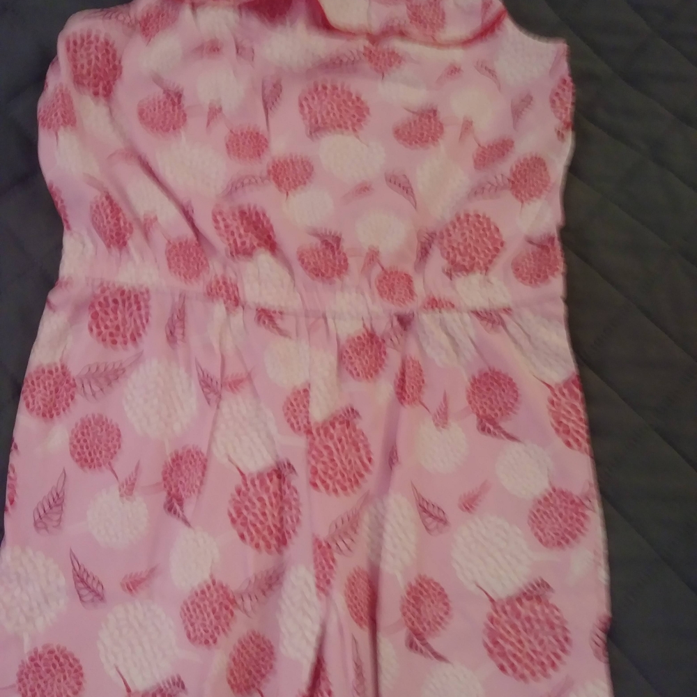 Pink Patterned Jumpsuit - Picture 4 of 8